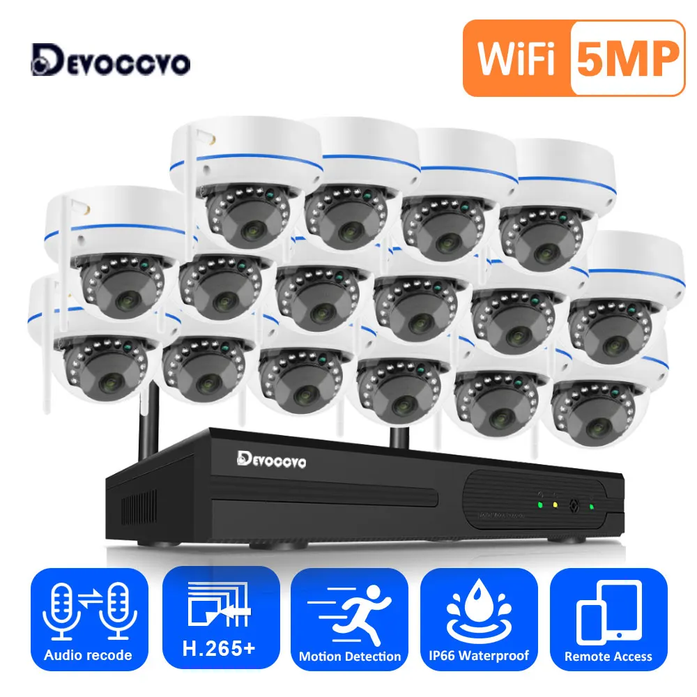 Home Security Camera System - 5MP Wifi IP Camera Security System
