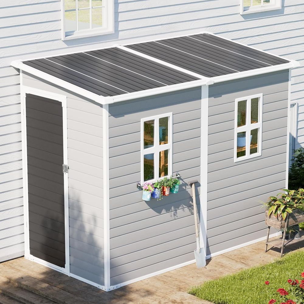 Door Reinforcer Kit - Gray 8x4x6 ft Plastic Storage Shed