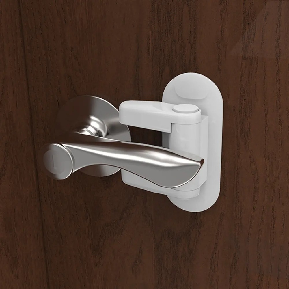 Home Security Locks For Doors - Universal Door Lever Lock, Child Baby