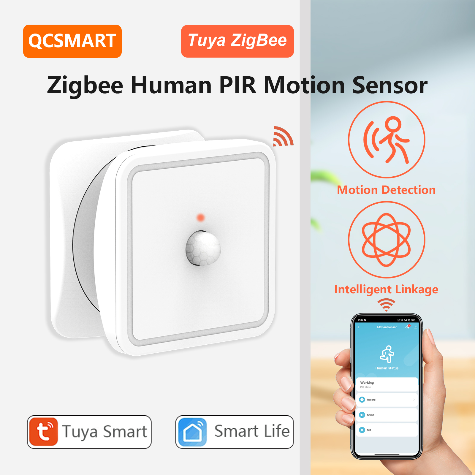 Home Security Technology - Tuya ZigBee Human Motion Sensors PIR