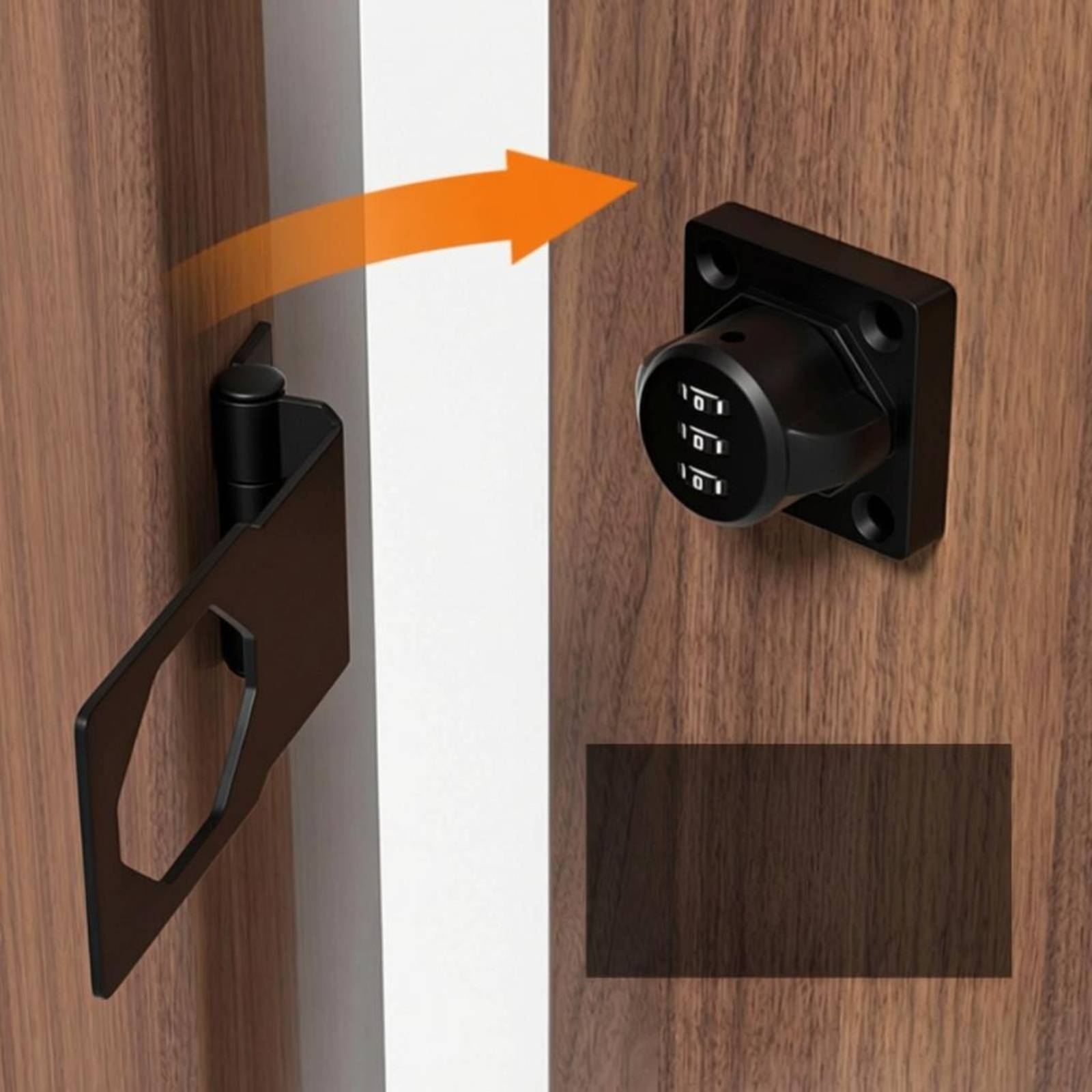Home Security Locks For Doors - Combination Door Latch Lock Password Code