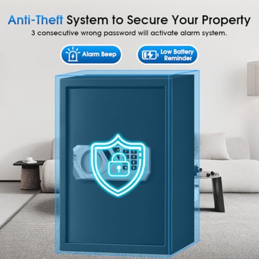 2.2 Cu Ft Fireproof Home Safe  - đánh giá và giá Home Security Safe