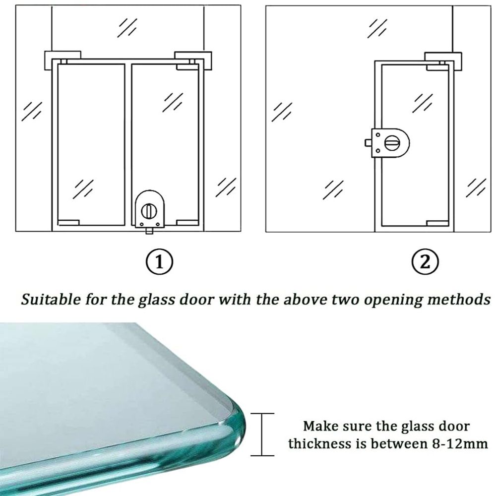 Bathroom Office Anti-Theft Hom - đánh giá và giá Home Security Locks For Doors