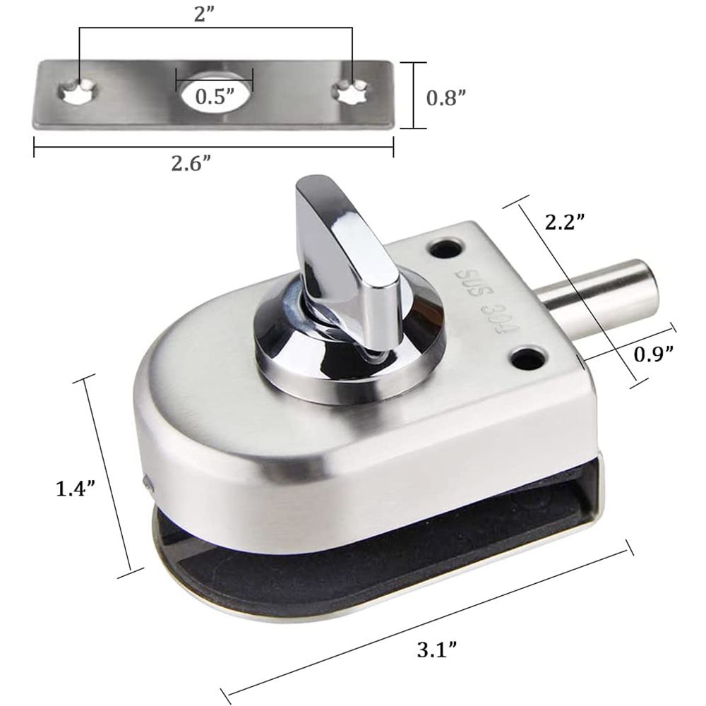 Bathroom Office Anti-Theft Hom - đánh giá và giá Home Security Locks For Doors