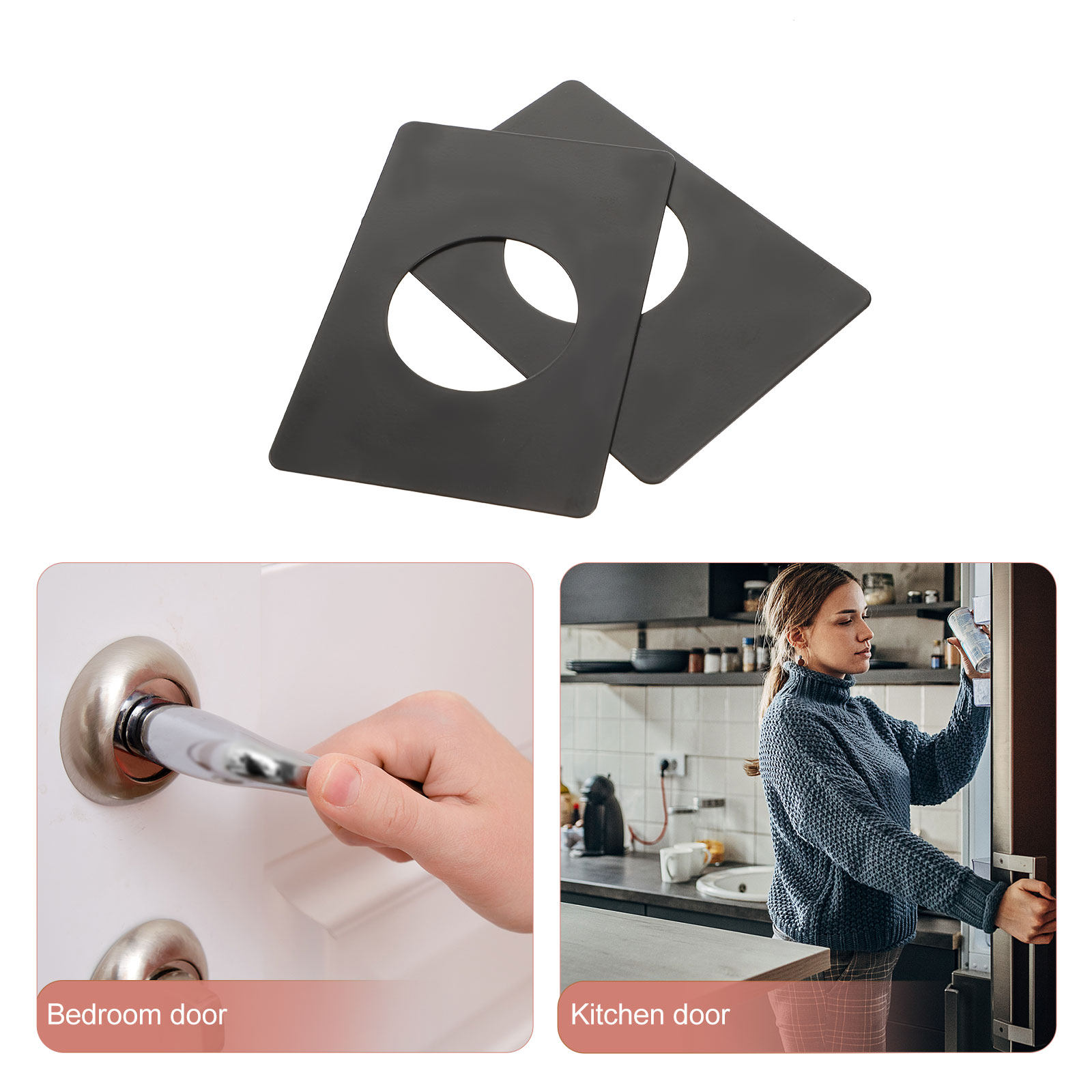 2Pcs Wear Resistant Stainless  - đánh giá và giá Door Reinforcer Kit