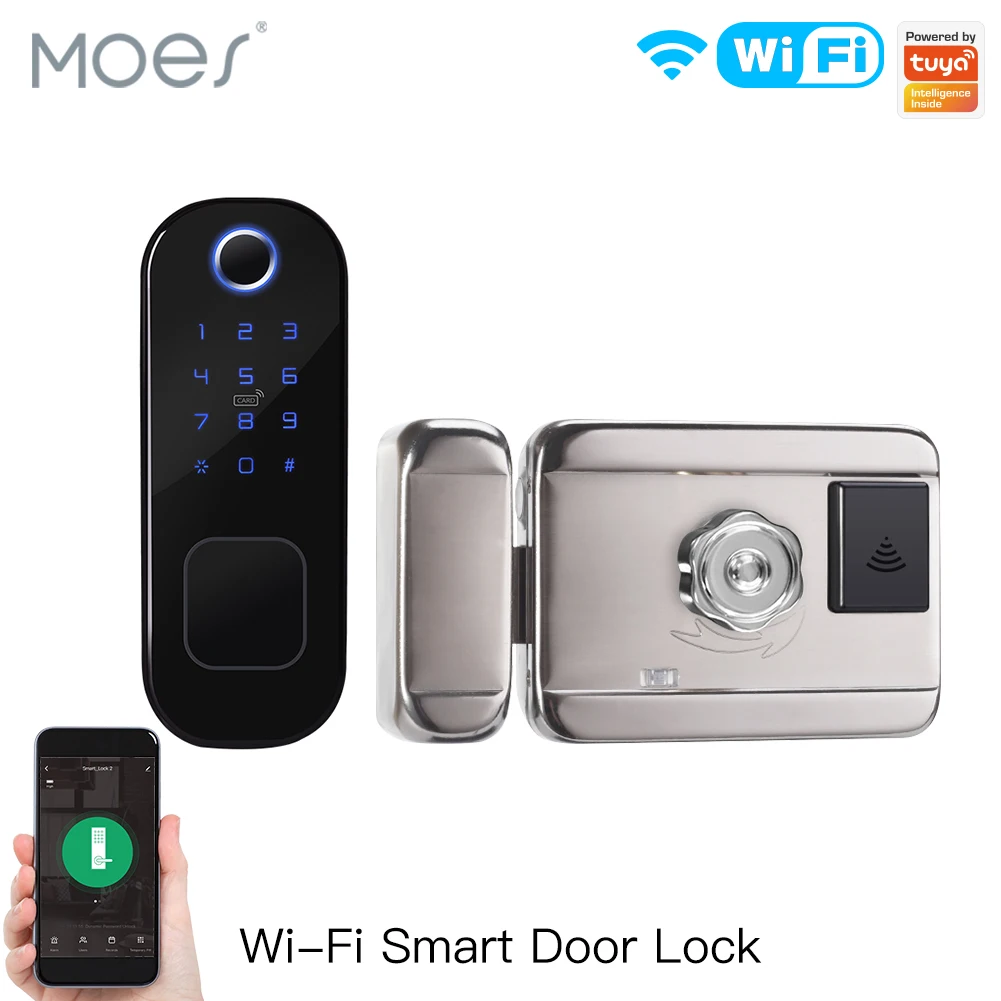 MOES WiFi Tuya Smart Lock Door - đánh giá và giá Home Security Locks For Doors