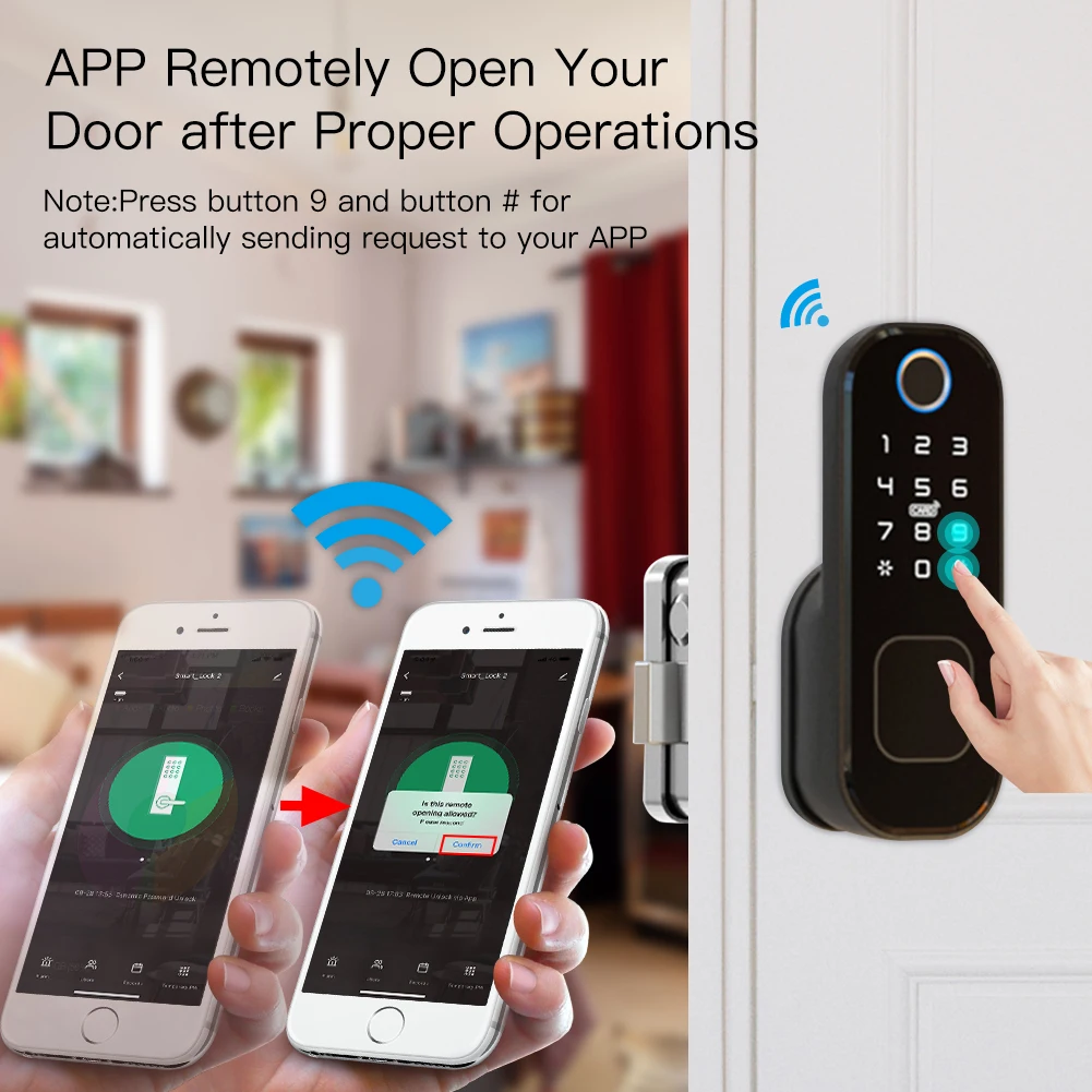 MOES WiFi Tuya Smart Lock Door - đánh giá và giá Home Security Locks For Doors