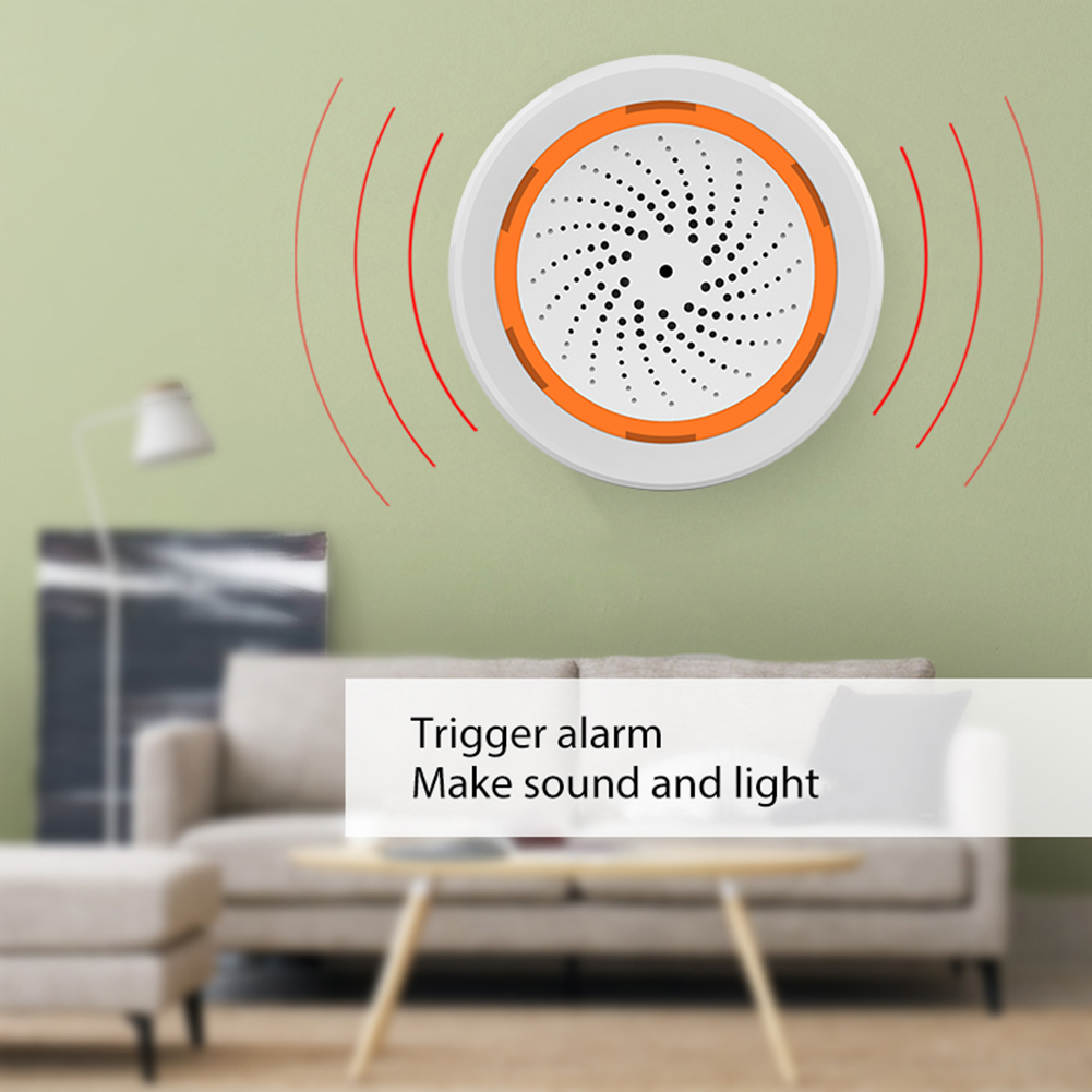 Tuya Zigbee Sound Light Sensor - đánh giá và giá Sim Gsm Alarm