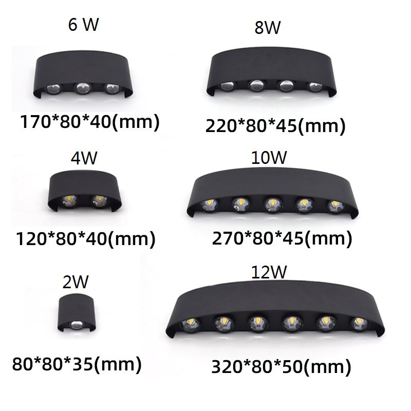 2W 4W 6W 8W 10W 12W  LED Wall  - đánh giá và giá Home Security Yard Sign