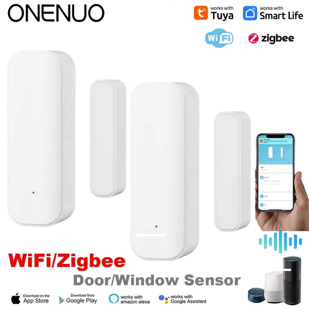 Tuya WiFi Zigbee Window Door S - đánh giá và giá Sim Gsm Alarm