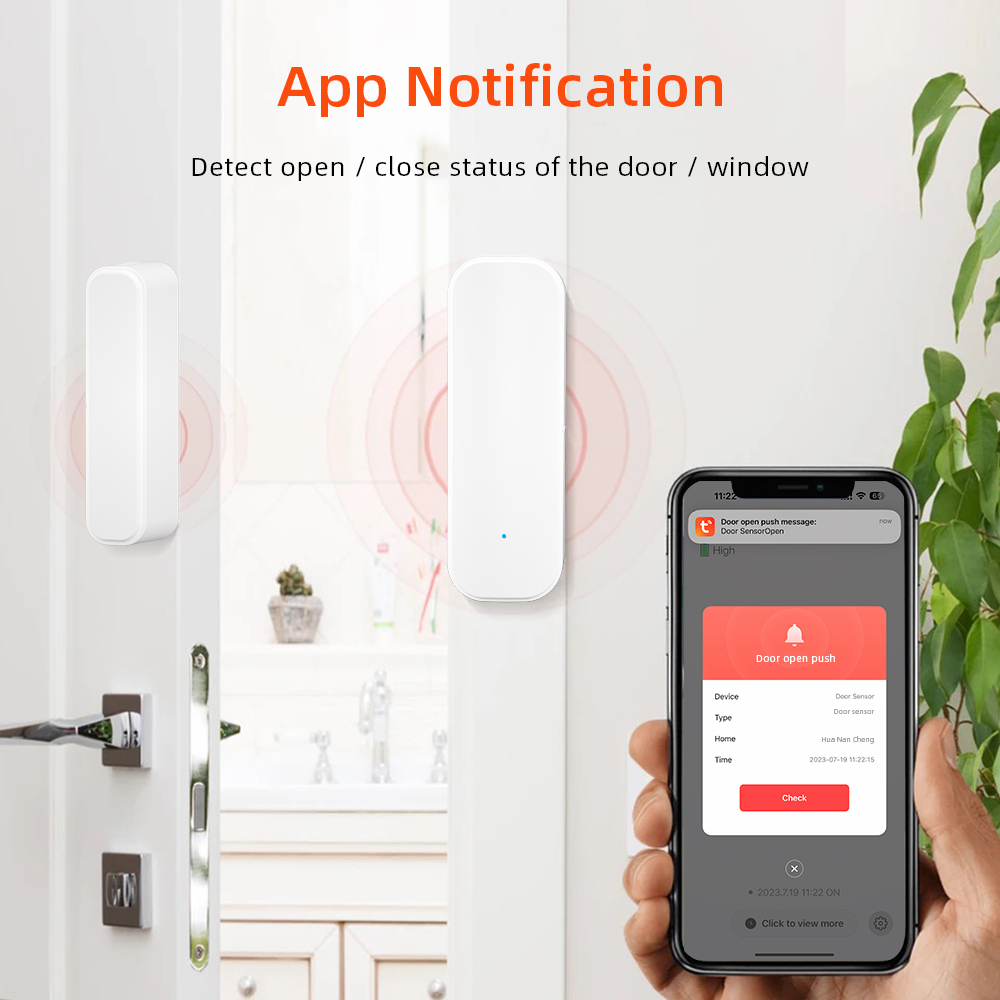 Tuya WiFi Zigbee Window Door S - đánh giá và giá Sim Gsm Alarm
