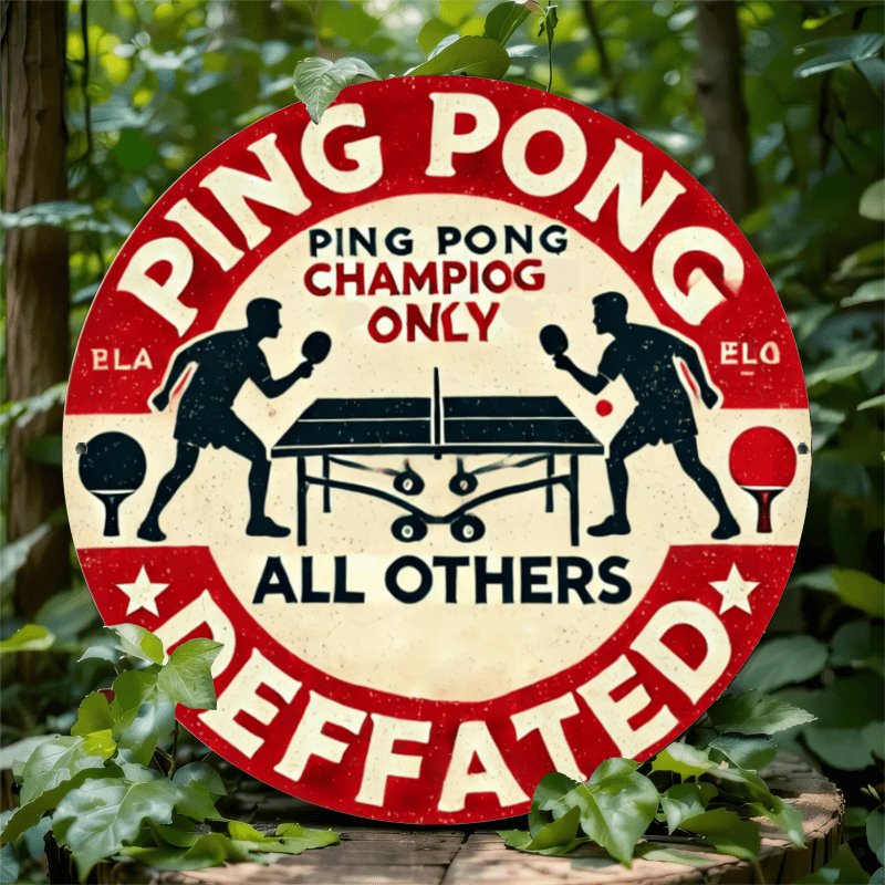 Table Tennis Champion Parking  - đánh giá và giá Home Security Yard Sign