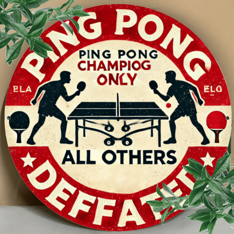 Table Tennis Champion Parking  - đánh giá và giá Home Security Yard Sign