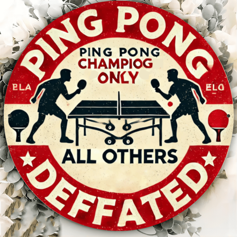 Table Tennis Champion Parking  - đánh giá và giá Home Security Yard Sign