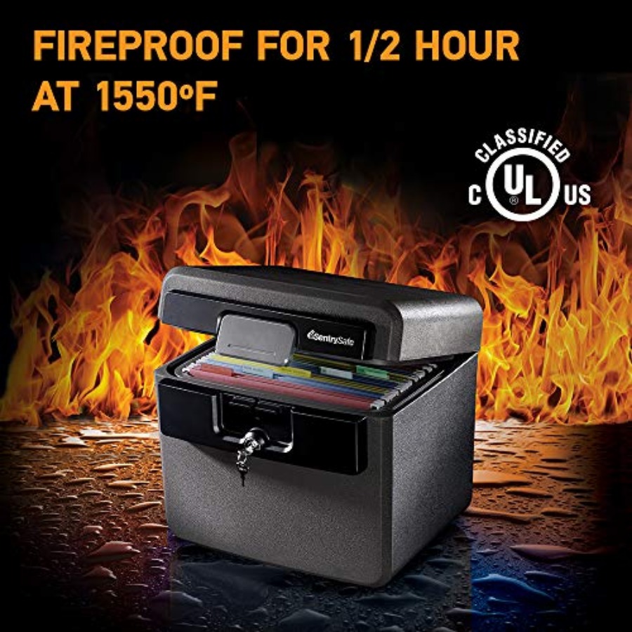 Black Fireproof and Waterproof - đánh giá và giá Home Security Safe
