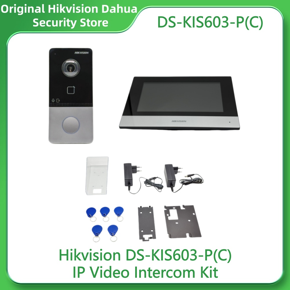 Hikvision DS-KIS603-P(C) Video - đánh giá và giá Home Security System Hikvision