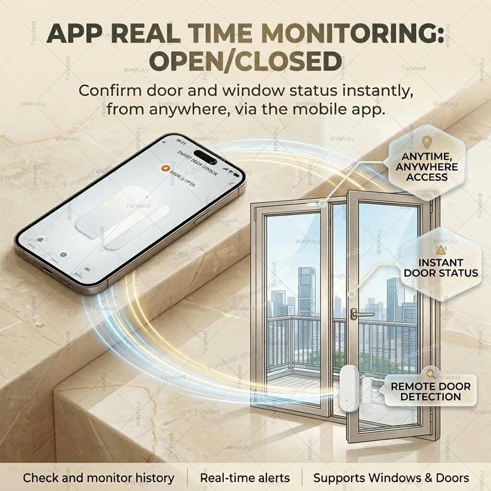 Tuya Zigbee Door Window Sensor - đánh giá và giá Home Security Technology