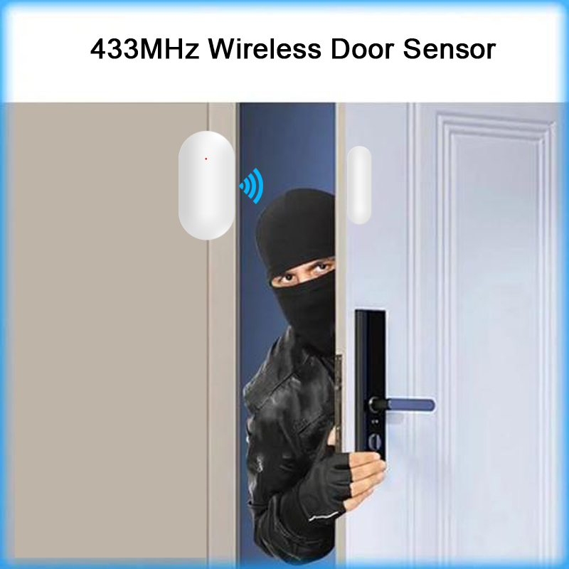 Mini Wireless Door Sensor 433M - đánh giá và giá Sim Gsm Alarm