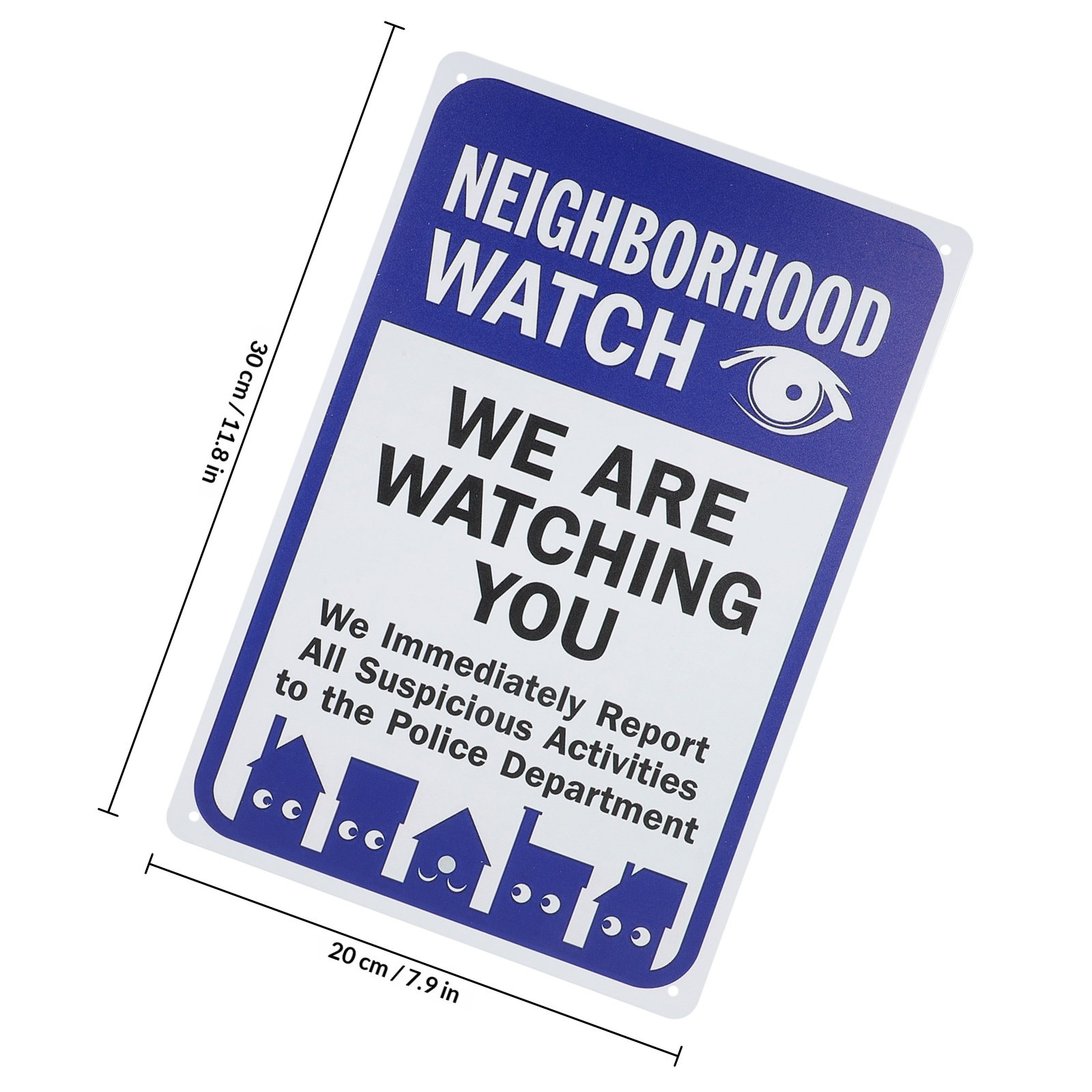 Sign We Are Watching You Retro - đánh giá và giá Home Security Yard Sign