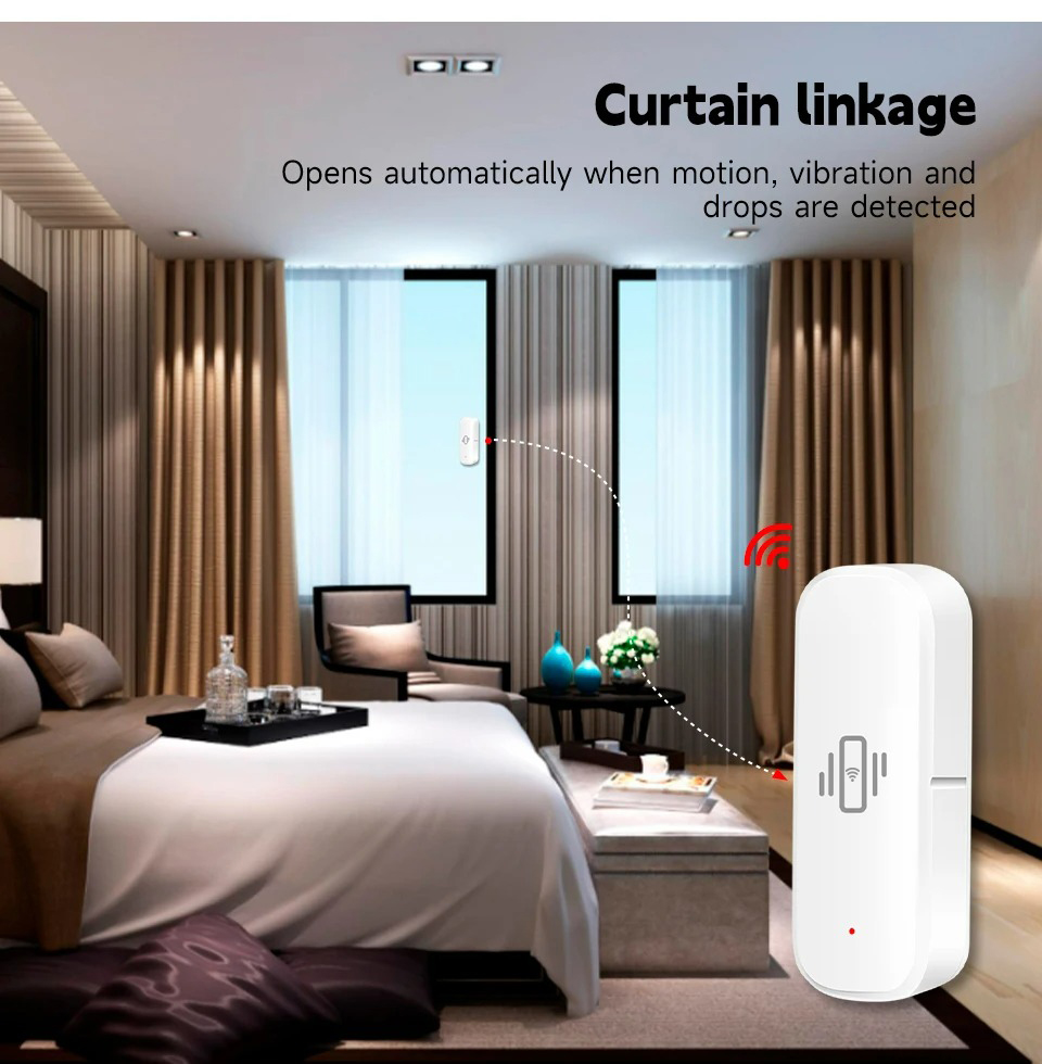 Tuya Smart WiFi Vibration Sens - đánh giá và giá Home Security Technology