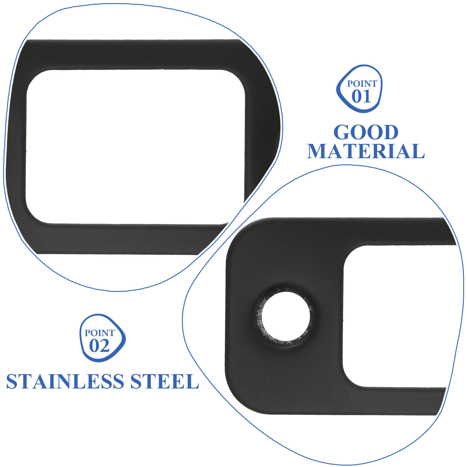 4Pcs Heavy Duty Stainless Stee - đánh giá và giá Door Reinforcer Kit