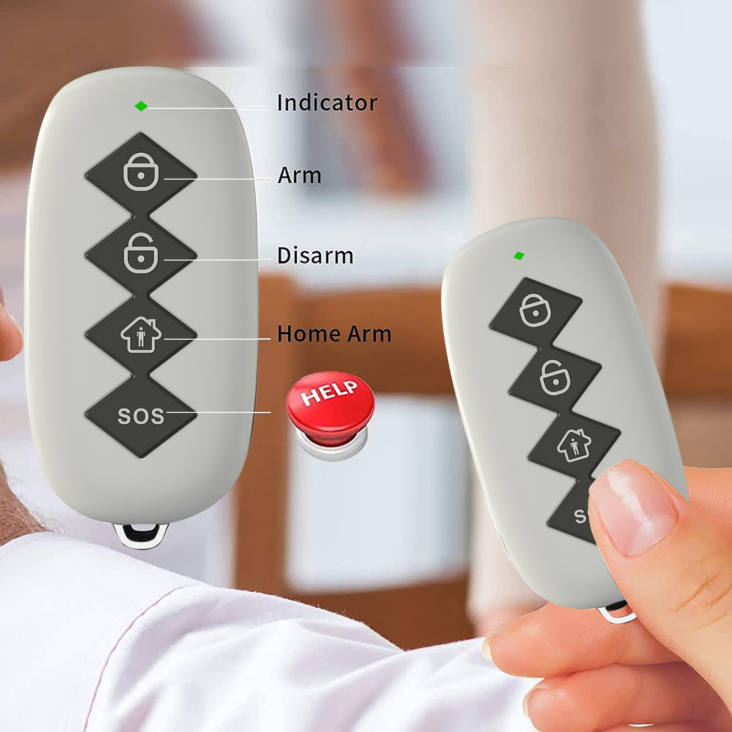 2pcs Wolf-Guard 433MHz Wireles - đánh giá và giá Home Security Key Fob