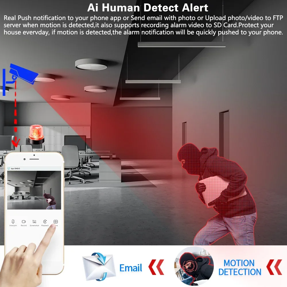 Home Security 8MP H.265+ 4CH 4 - đánh giá và giá Home Security Camera System