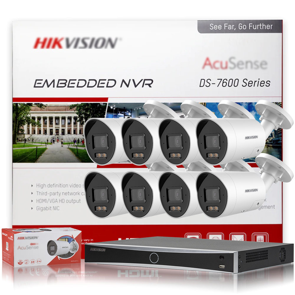 Hikvision 4K 8MP POE CCTV Secu - đánh giá và giá Home Security System Hikvision