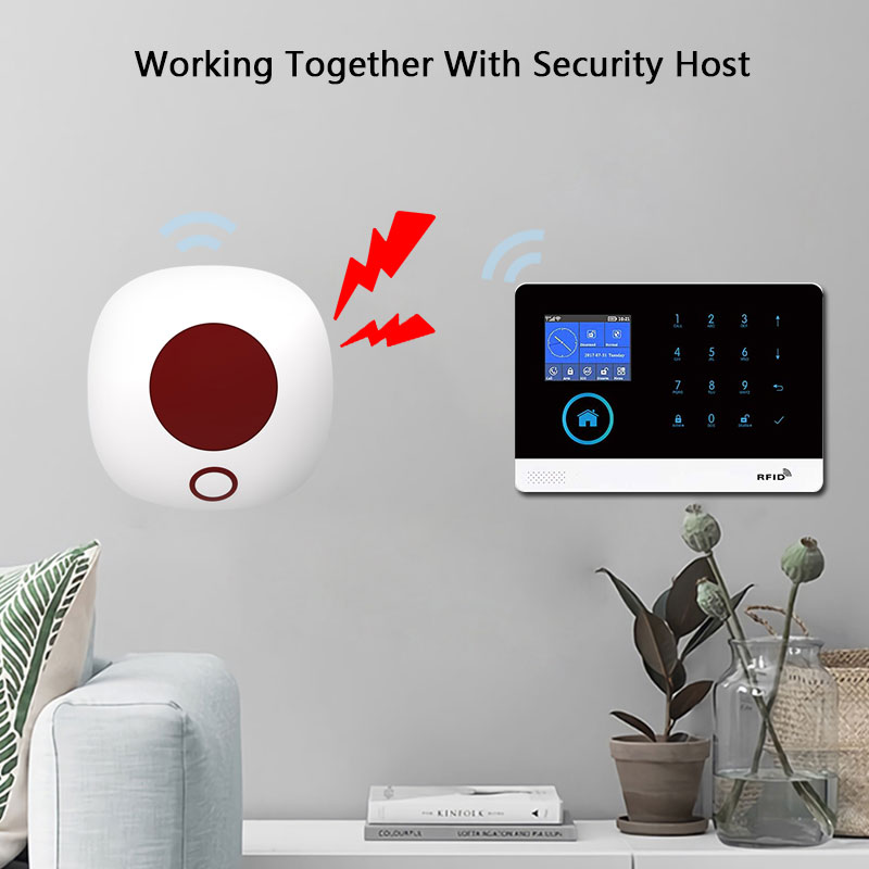 Indoor 433MHz Wireless Siren S - đánh giá và giá Sim Gsm Alarm