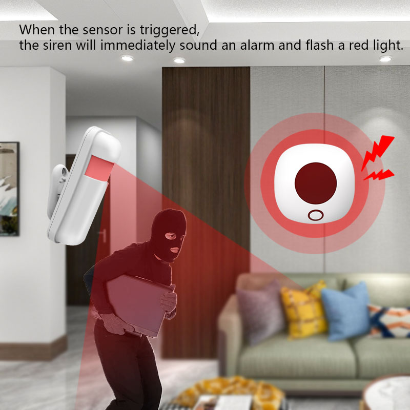 Indoor 433MHz Wireless Siren S - đánh giá và giá Sim Gsm Alarm
