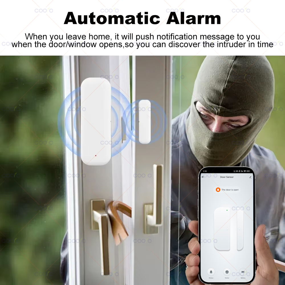 Zigbee 3.0 Door Window Sensor  - đánh giá và giá Home Security Technology