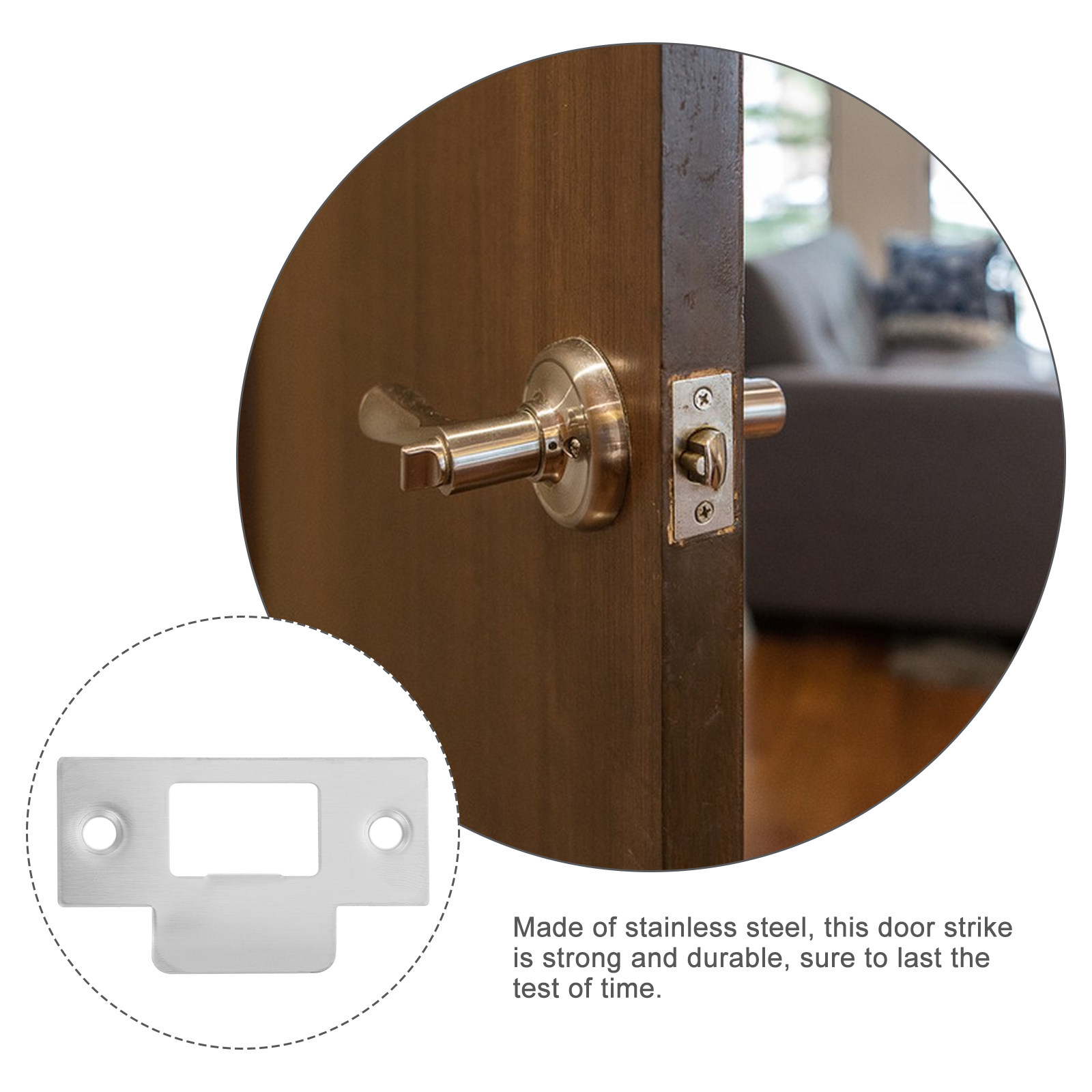 4Pcs Heavy Duty Stainless Stee - đánh giá và giá Door Reinforcer Kit