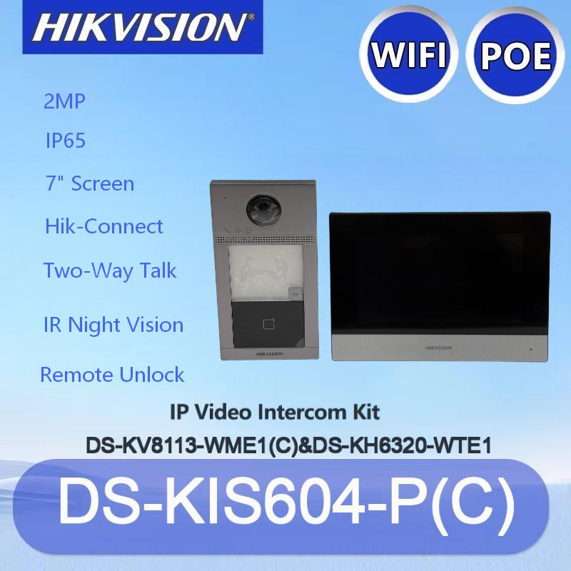 Hikvision DS-KIS604-P(C) Video - đánh giá và giá Home Security System Hikvision