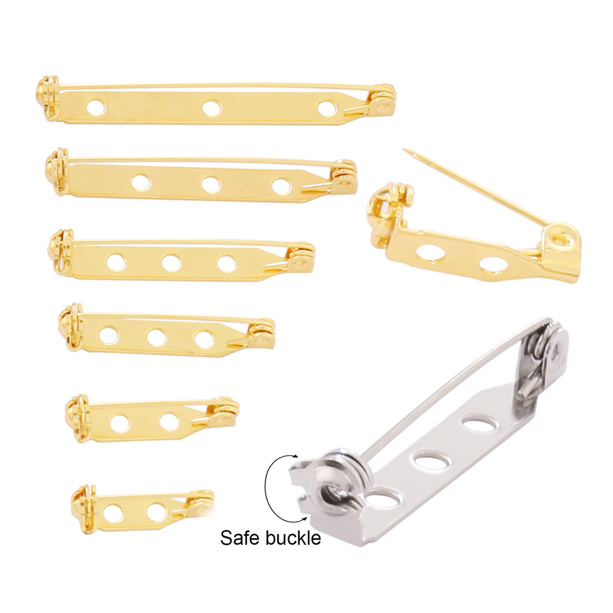 10pcs 17-45mm Brooch Clip Base - đánh giá và giá Home Security Safe