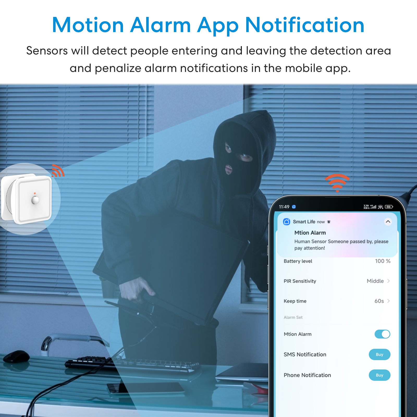Tuya ZigBee Human Motion Senso - đánh giá và giá Home Security Technology