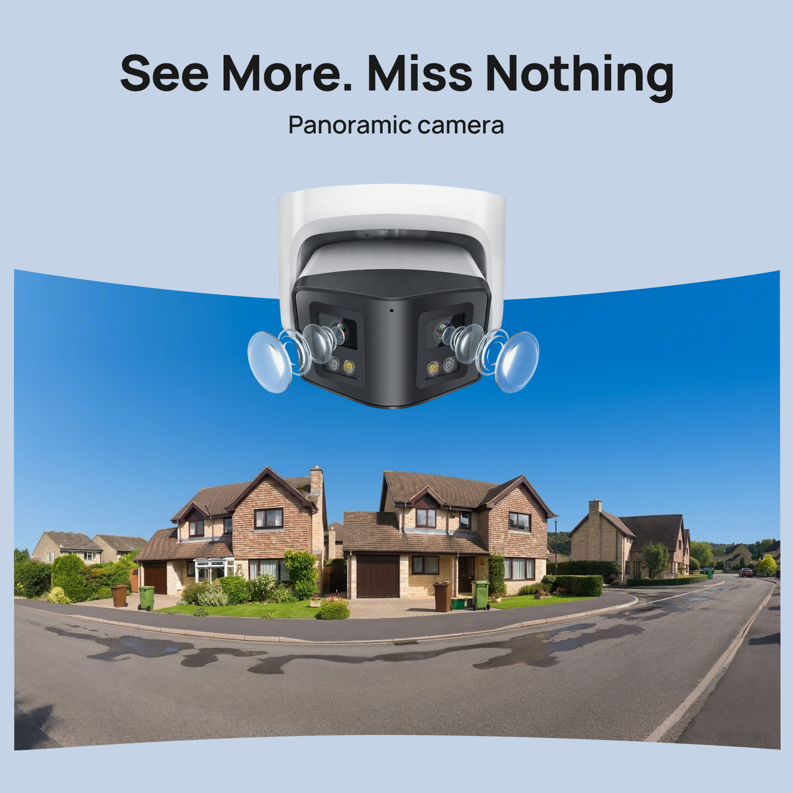Vikylin 4MP Panoramic Dual Len - đánh giá và giá Home Security System Hikvision