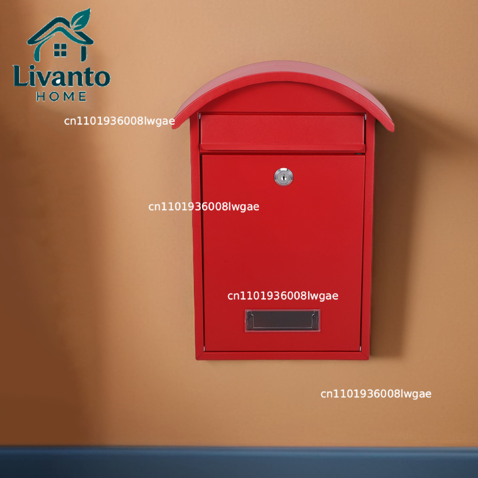 Wall Mailbox Lockable Red 14 X - đánh giá và giá Home Security Letters