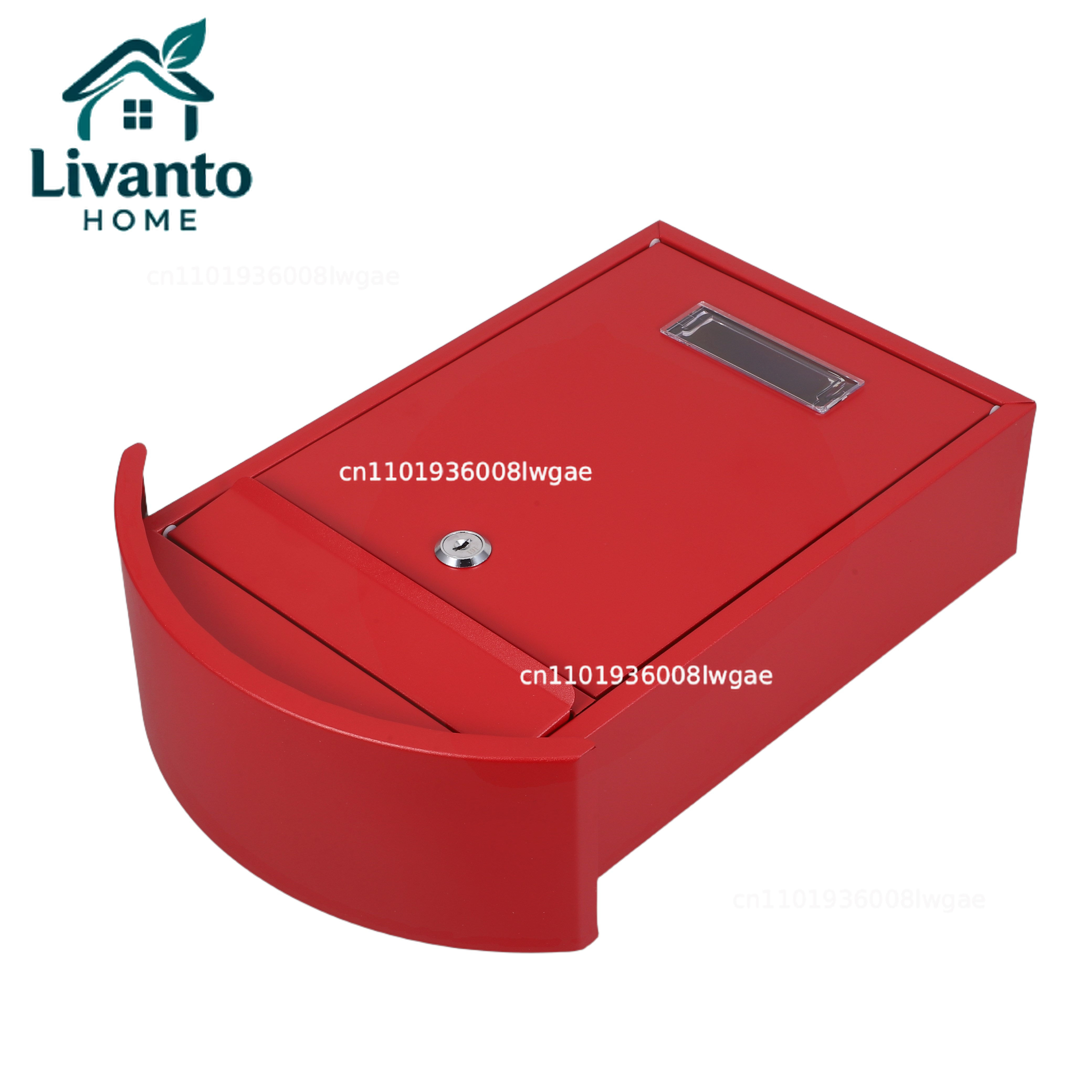 Wall Mailbox Lockable Red 14 X - đánh giá và giá Home Security Letters