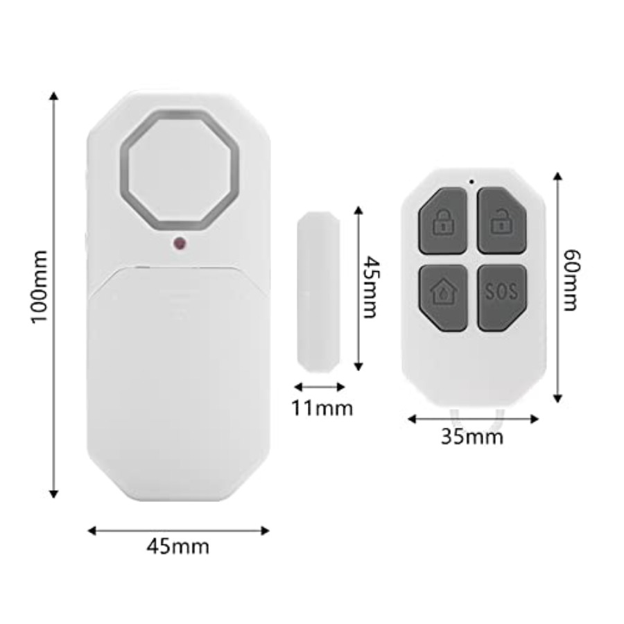 Door Window Alarm When Opened  - đánh giá và giá Home Security For Doors