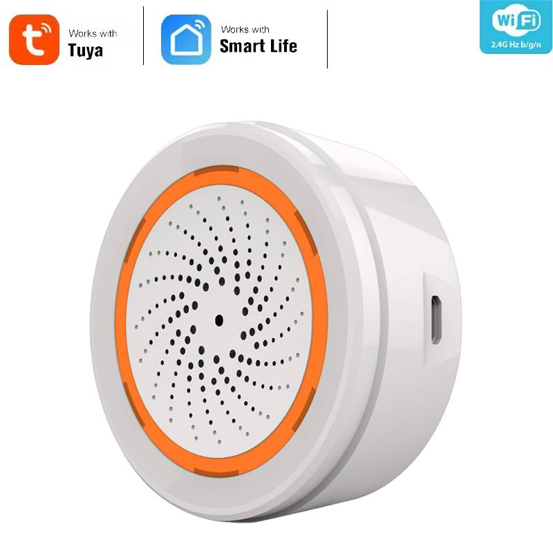 Smart Siren Alarm Tuya Zigbee  - đánh giá và giá Sim Gsm Alarm