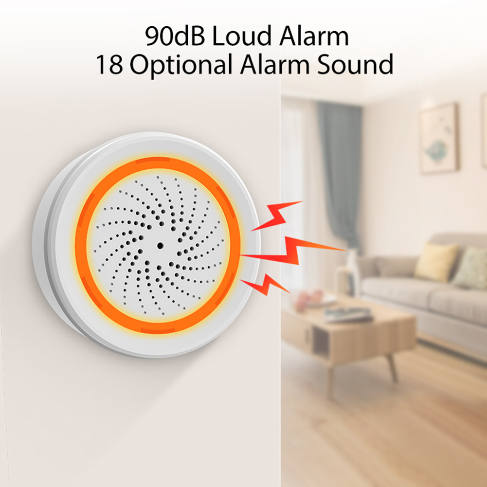 Smart Siren Alarm Tuya Zigbee  - đánh giá và giá Sim Gsm Alarm