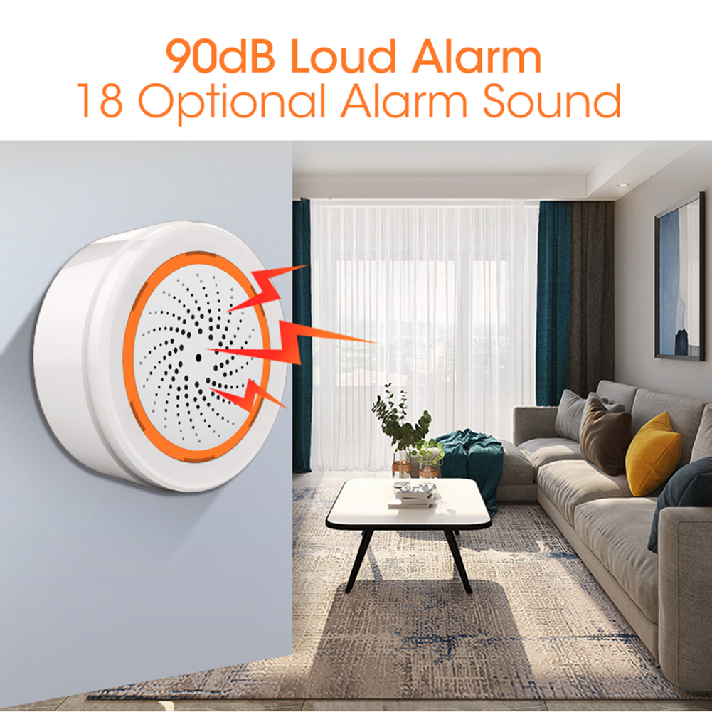 Smart Siren Alarm Tuya Zigbee  - đánh giá và giá Sim Gsm Alarm