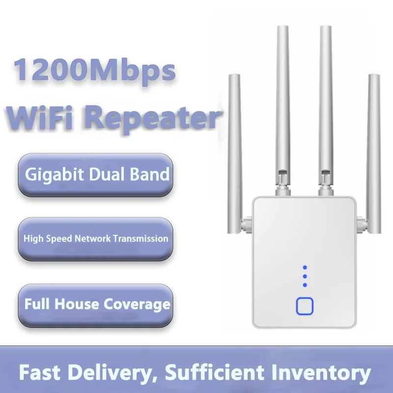 Dual Band WiFi Repeater 1200Mb - đánh giá và giá Home Security Bundle