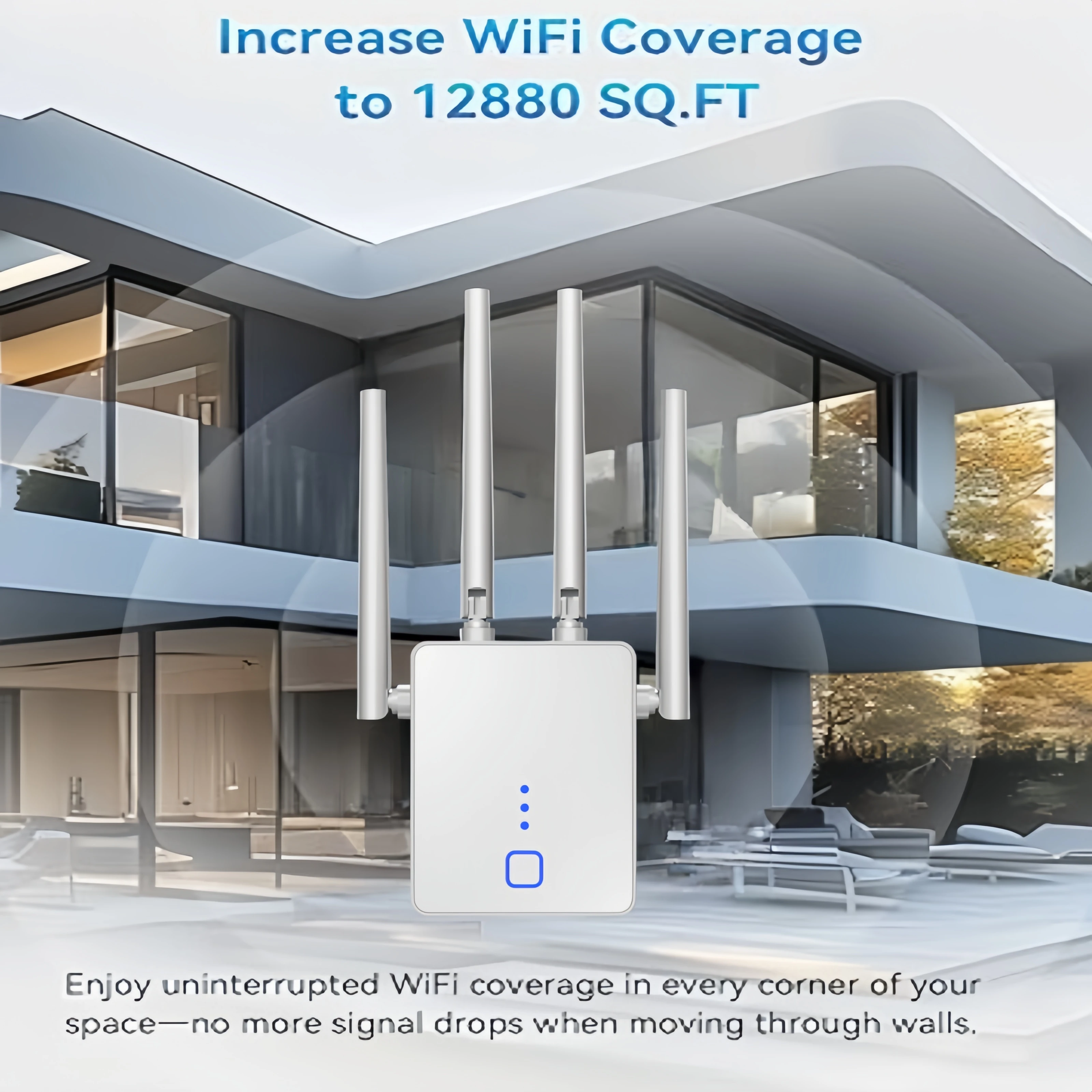 Dual Band WiFi Repeater 1200Mb - đánh giá và giá Home Security Bundle