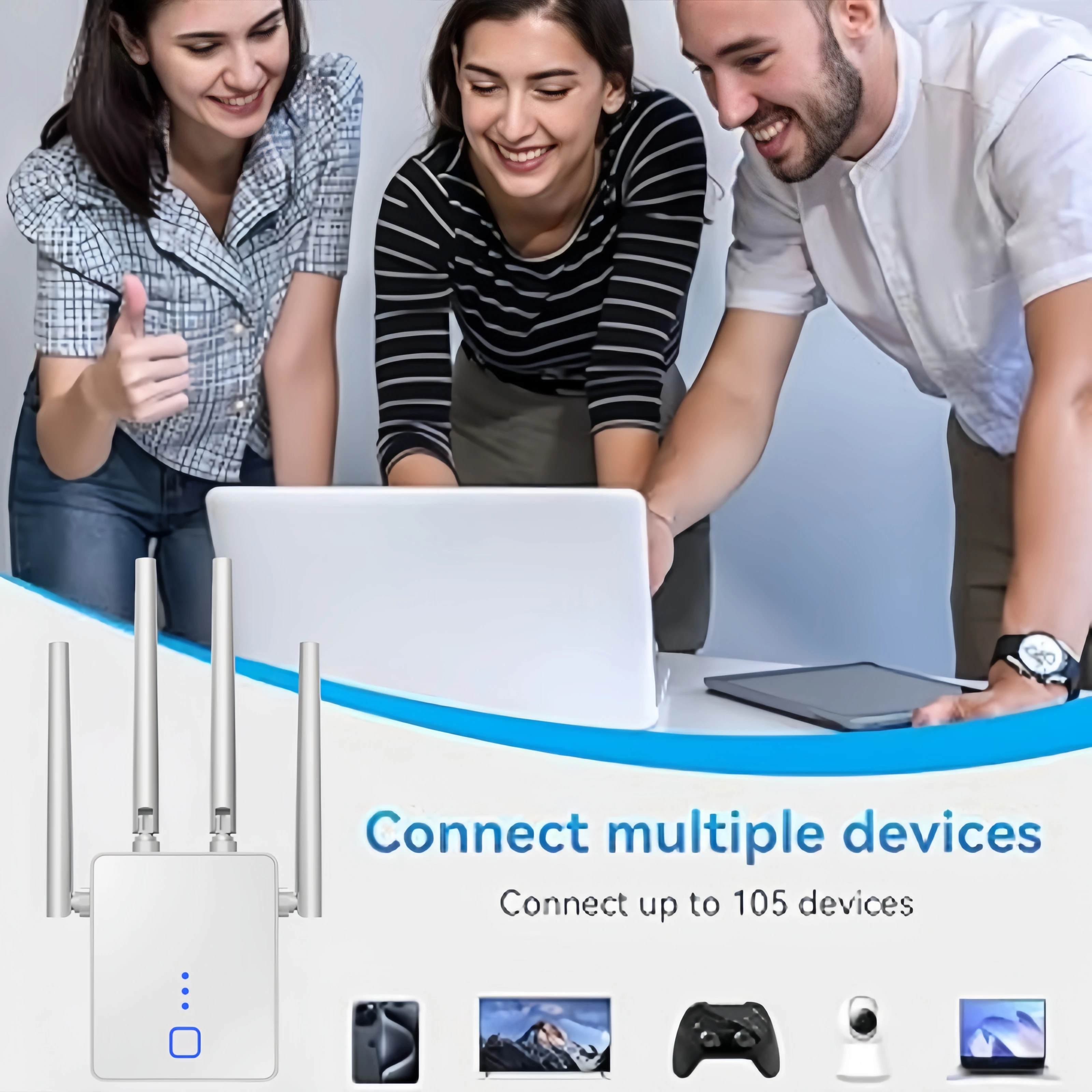 Dual Band WiFi Repeater 1200Mb - đánh giá và giá Home Security Bundle