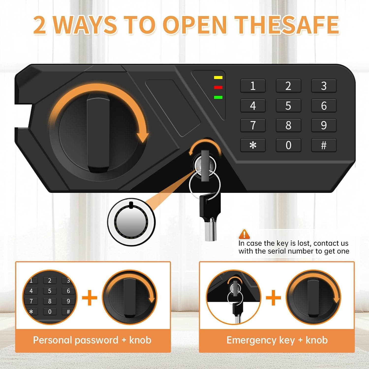3.3 Cubic Feet Large Safes for - đánh giá và giá Home Security Safe