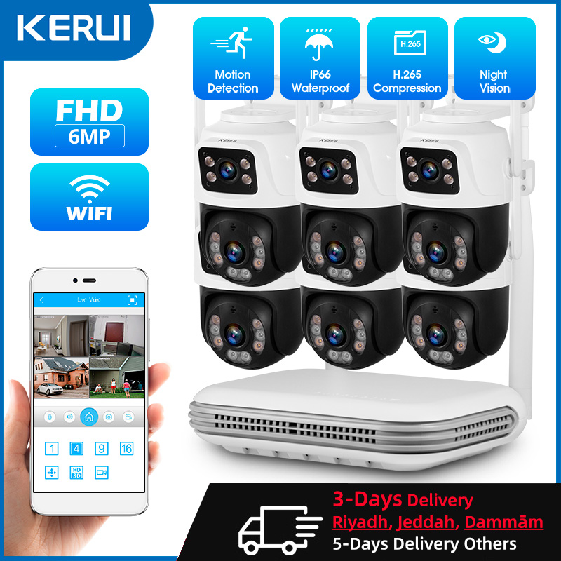 KERUI Waterproof 6MP HD Wirele - đánh giá và giá Home Security Camera System