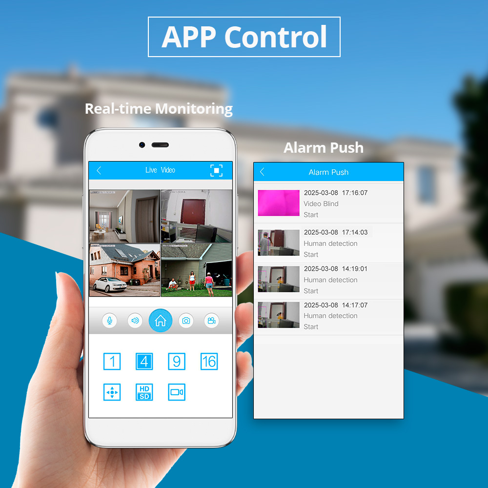 KERUI Mini Network WIFI 8CH NV - đánh giá và giá Home Security Camera System