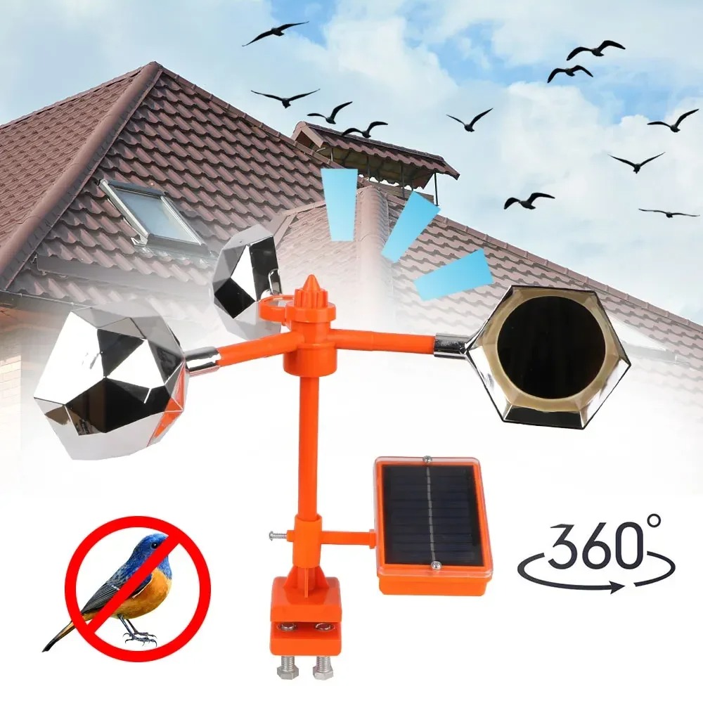 Solar Wind Powered 360° Bird R - đánh giá và giá Home Security Yard Sign