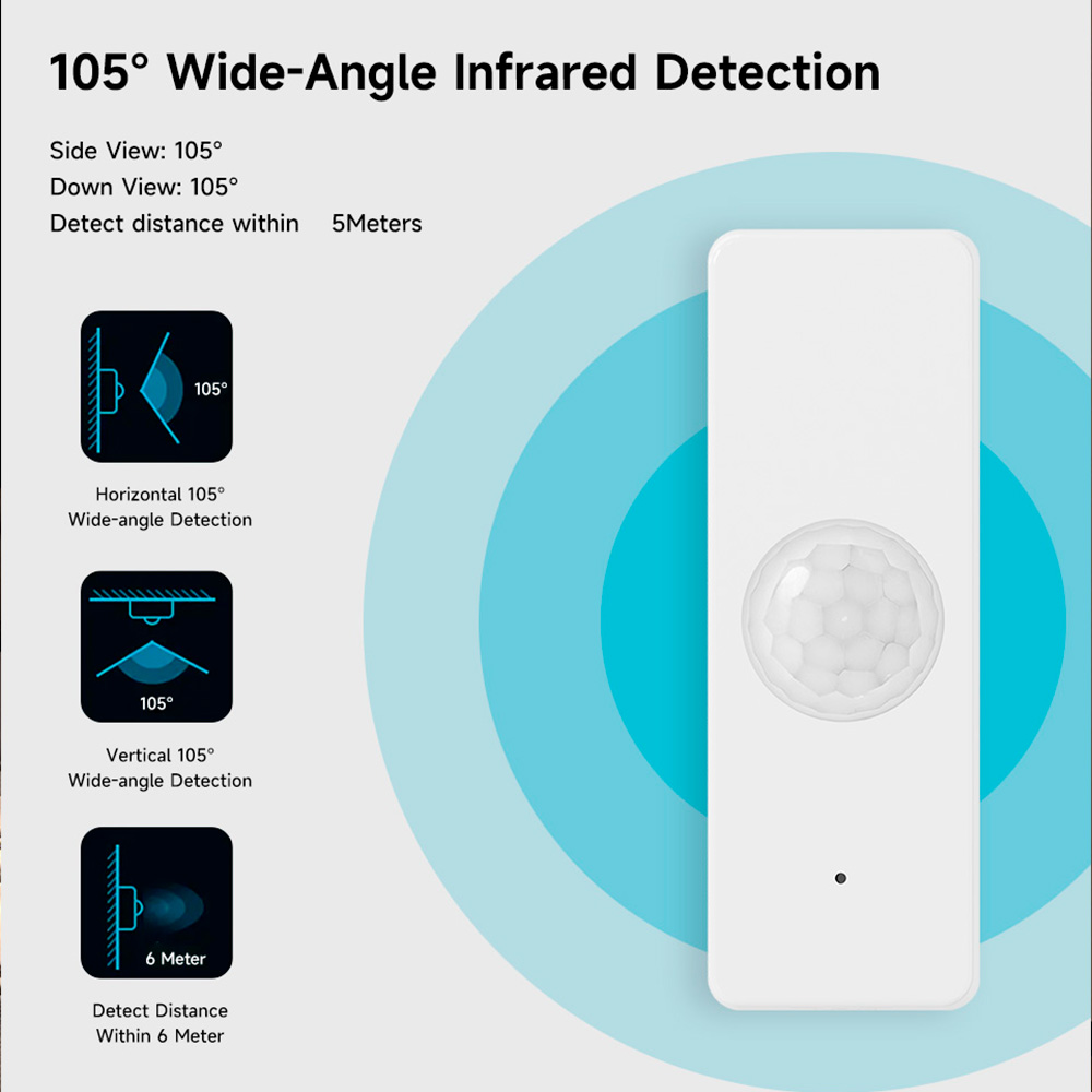 WiFi Smart PIR Motion Sensor T - đánh giá và giá Home Security Technology